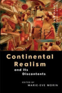思弁的実在論とその不満<br>Continental Realism and its Discontents (Critical Connections) -- Paperback / softback