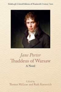 Thaddeus of Warsaw (Edinburgh Critical Editions of Nineteenth-century Texts)