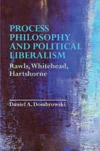 Process Philosophy and Political Liberalism : Rawls, Whitehead, Hartshorne