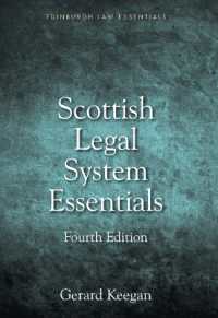 Scottish Legal System Essentials, 4th Edition (Edinburgh Law Essentials) （4TH）