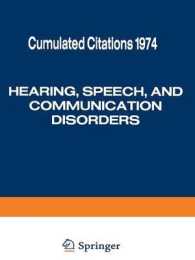 Hearing, Speech, and Communication Disorders : Cumulated Citations 1974