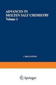 Advances in Molten Salt Chemistry : Volume 1