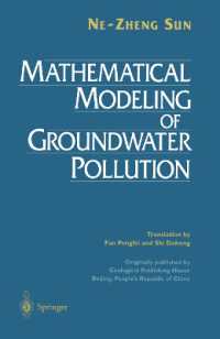 Mathematical Modeling of Groundwater Pollution
