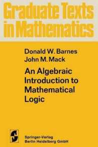An Algebraic Introduction to Mathematical Logic (Graduate Texts in Mathematics)
