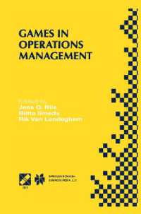 Games in Operations Management : IFIP TC5/WG5.7 Fourth International Workshop of the Special Interest Group on Integrated Production Management Systems and the European Group of University Teachers for Industrial Management EHTB November 26-29, 1998,