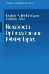 Nonsmooth Optimization and Related Topics (Ettore Majorana International Science Series)