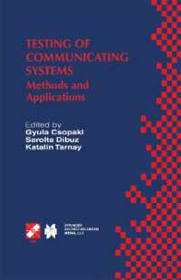 Testing of Communicating Systems : Methods and Applications (Ifip Advances in Information and Communication Technology)