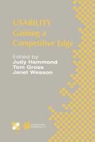 Usability : Gaining a Competitive Edge (Ifip Advances in Information and Communication Technology)