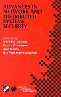 Advances in Network and Distributed Systems Security : IFIP TC11 WG11.4 First Annual Working Conference on Network Security November 26–27, 2001, Leuven, Belgium (Ifip Advances in Information and Communication Technology)