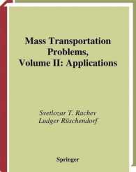 Mass Transportation Problems : Applications (Probability and Its Applications)