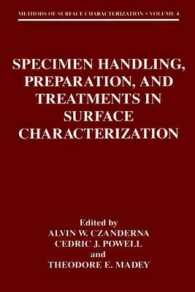 Specimen Handling, Preparation, and Treatments in Surface Characterization (Methods of Surface Characterization)