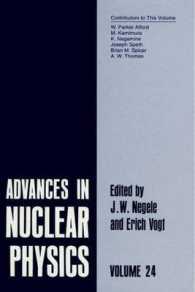 Advances in Nuclear Physics : Volume 24 (Advances in Nuclear Physics)