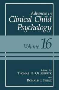 Advances in Clinical Child Psychology (Advances in Clinical Child Psychology)