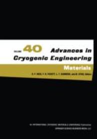 Advances in Cryogenic Engineering Materials : Volume 40, Part a (Advances in Cryogenic Engineering)