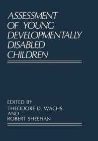 Assessment of Young Developmentally Disabled Children (Perspectives in Developmental Psychology)