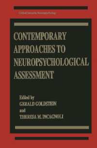 Contemporary Approaches to Neuropsychological Assessment (Critical Issues in Neuropsychology)