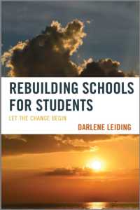 Rebuilding Schools for Students : Let the Change Begin (Innovations in Education)