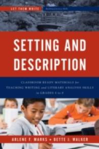 Setting and Description : Classroom Ready Materials for Teaching Writing and Literary Analysis Skills in Grades 4 to 8 (Let Them Write: Building Literacy Skills)