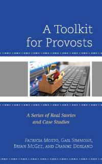 A Toolkit for Provosts : A Series of Real Stories and Case Studies