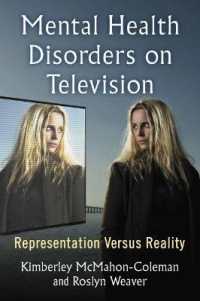 Mental Health Disorders on Television : Representation Versus Reality