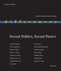 Sexual Politics, Sexual Panics