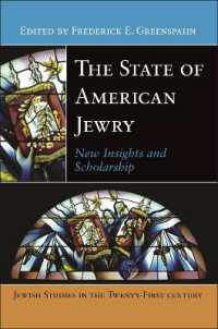 The State of American Jewry : New Insights and Scholarship (Jewish Studies in the Twenty-first Century)
