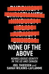 None of the above : Nonreligious Identity in the US and Canada (Secular Studies)