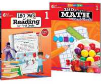 180 Days™: Reading & Math Grade 1: 2-Book Set : Practice, Assess, Diagnose (180 Days of Practice)