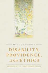 Disability, Providence, and Ethics : Bridging Gaps, Transforming Lives (Studies in Religion, Theology, and Disability)