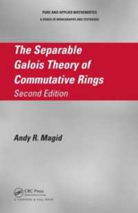 The Separable Galois Theory of Commutative Rings (Chapman & Hall/crc Pure and Applied Mathematics) （2ND）
