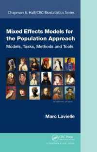 Mixed Effects Models for the Population Approach : Models, Tasks, Methods and Tools (Chapman & Hall/crc Biostatistics Series)