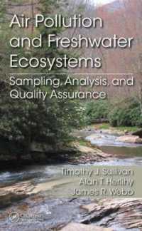 大気汚染と淡水生態系：サンプリング、解析と品質保証<br>Air Pollution and Freshwater Ecosystems : Sampling, Analysis, and Quality Assurance
