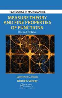 Measure Theory and Fine Properties of Functions， Revised Edition (Textbooks in Mathematics)