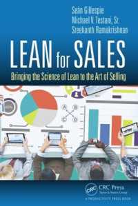 リーン経営の販売への応用<br>Lean for Sales : Bringing the Science of Lean to the Art of Selling