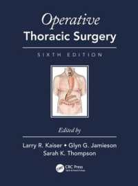 胸部外科手術（第６版）<br>Operative Thoracic Surgery （6TH）
