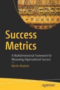 Success Metrics : A Multidimensional Framework for Measuring Organizational Success （1st）