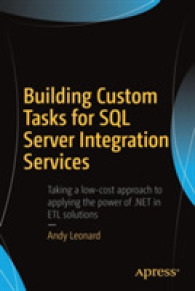 Building Custom Tasks for SQL Server Integration Services -- Paperback / softback （1st ed.）
