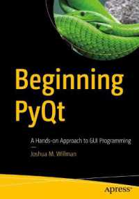 Beginning PyQt : A Hands-on Approach to GUI Programming （1st）