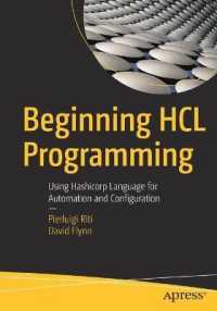 Beginning HCL Programming : Using Hashicorp Language for Automation and Configuration （1st）