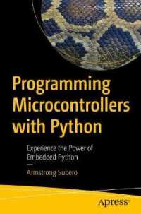 Programming Microcontrollers with Python : Experience the Power of Embedded Python （1st）
