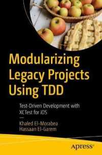 Modularizing Legacy Projects Using TDD : Test-Driven Development with XCTest for iOS （1st）