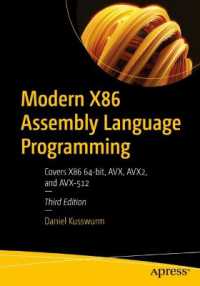 Modern X86 Assembly Language Programming : Covers x86 64-bit, AVX, AVX2, and AVX-512 （3RD）