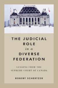 The Judicial Role in a Diverse Federation : Lessons from the Supreme Court of Canada