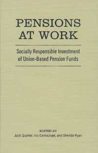 Pensions at Work : Socially Responsible Investment of Union-Based Pension Funds