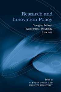 Research and Innovation Policy : Changing Federal Government - University Relations