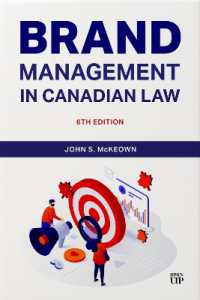 Brand Management in Canadian Law （6TH）