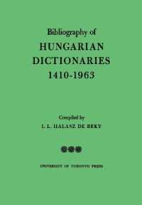 Bibliography of Hungarian Dictionaries, 1410-1963 (Heritage)