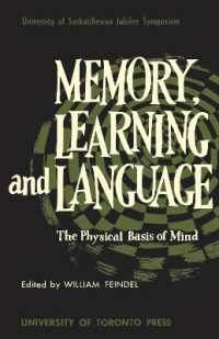 Memory, Learning and Language : The Physical Basis (Heritage)