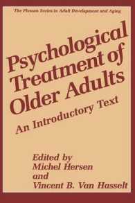 Psychological Treatment of Older Adults : An Introductory Text (The Springer Series in Adult Development and Aging)