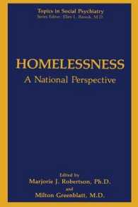 Homelessness : A National Perspective (Topics in Social Psychiatry)